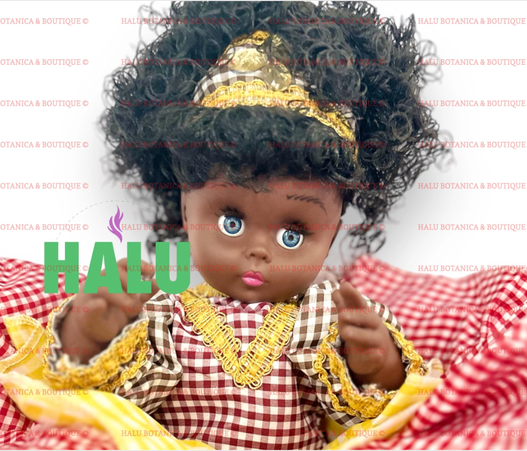 Muñeca Religiosa Ginga/ Oya 7 Colors Religious Doll/ Santeria