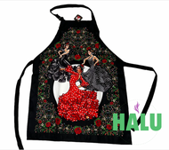 Set Delantal y Turbante Gitanas/Set Apron and Hat Gypsies/Espiritismo Santeria