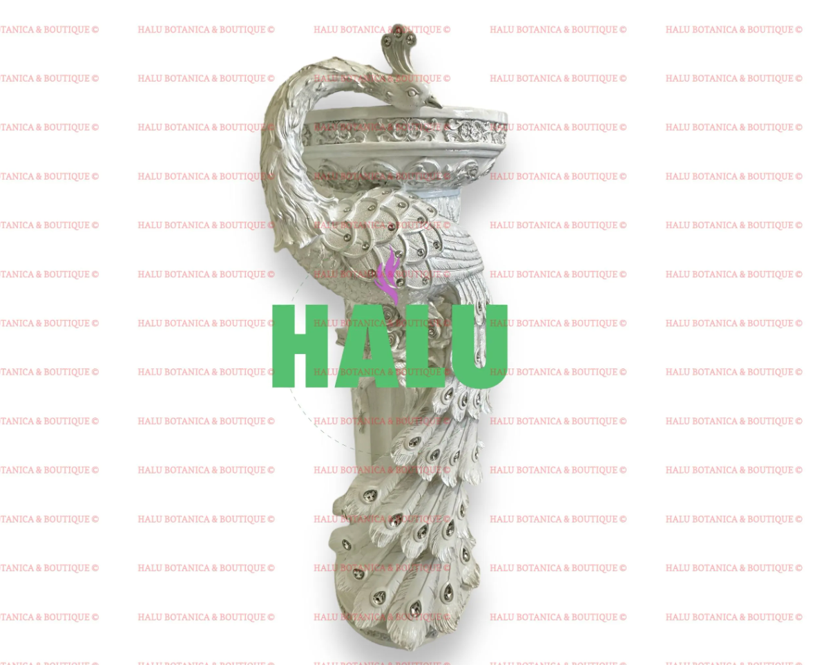 Pavo Real Pedestales para Santo/ Pedestal para Orishas Soperas/ Santeria IFA