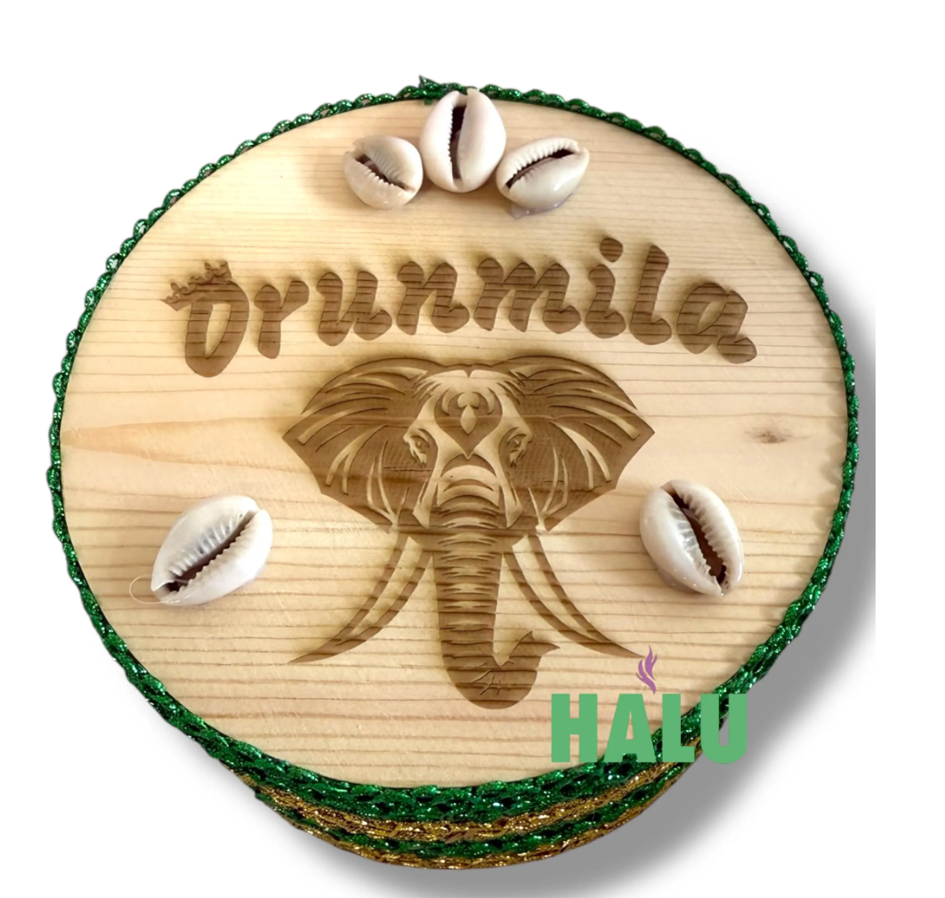 Orula Ikofa Pot Combo/ Orula Wooden Sopera Combo/ Mano de Orula IFA