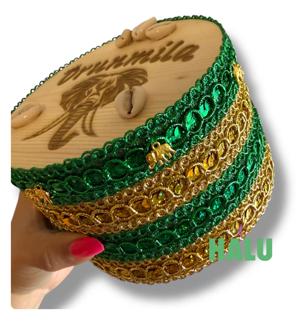Orula Ikofa Pot Combo/ Orula Wooden Sopera Combo/ Mano de Orula IFA