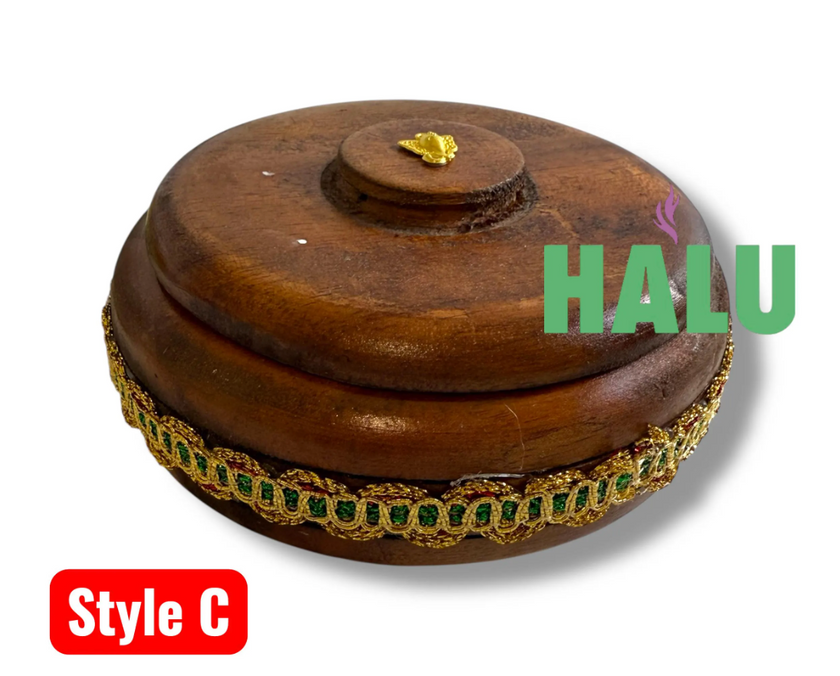 Orula Ikofa Ajere Decoradas/ Orula Wooden Pot/ Sopera Mano Orula