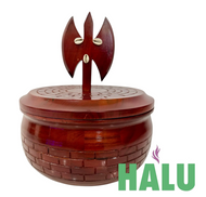 Batea y Pilon para Shango Tigre IFA/ Batea Agayu Shango/ Santeria