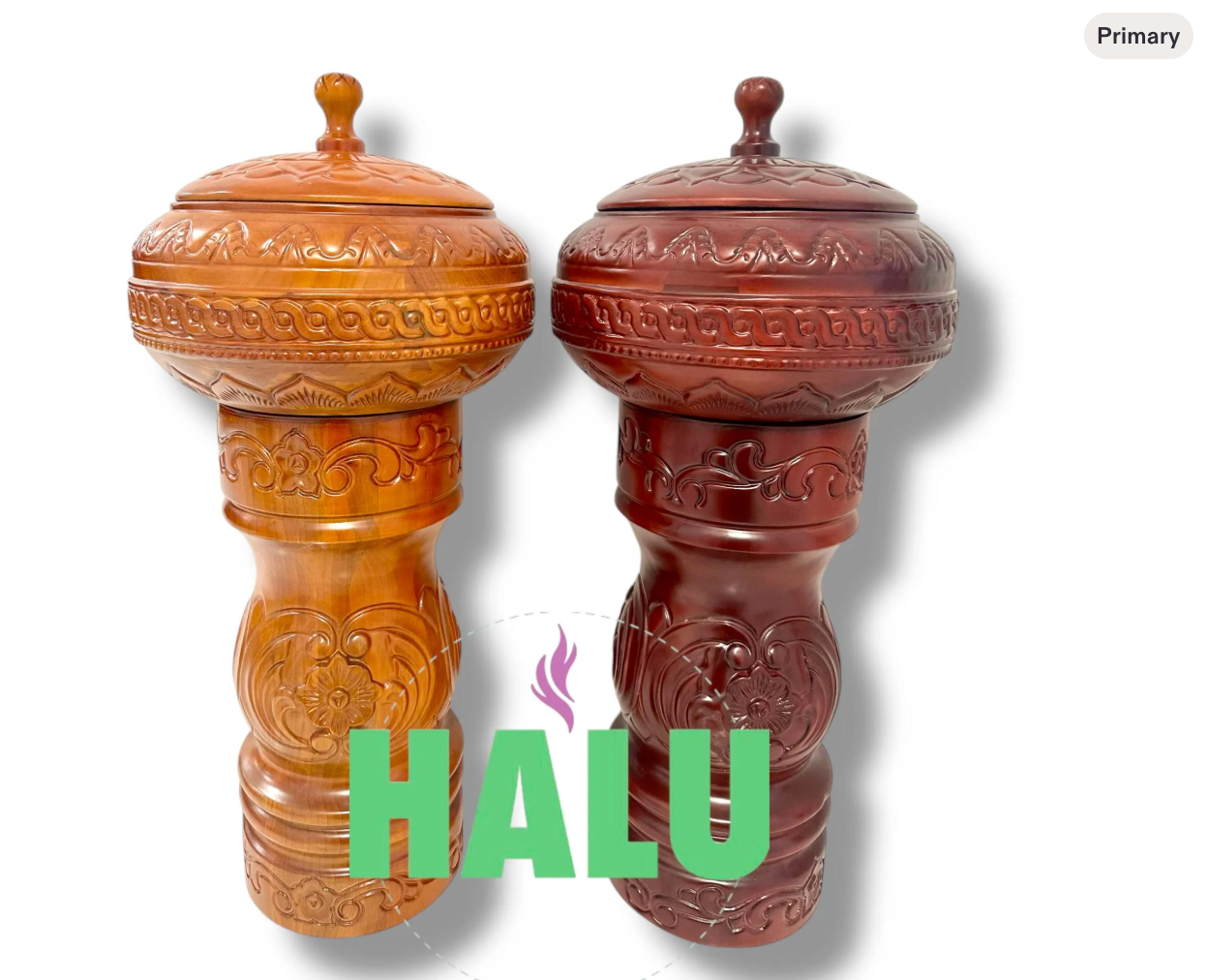 Bateas y Pilon Tallada para Shango IFA/ Batea Agayu Shango/ Santeria