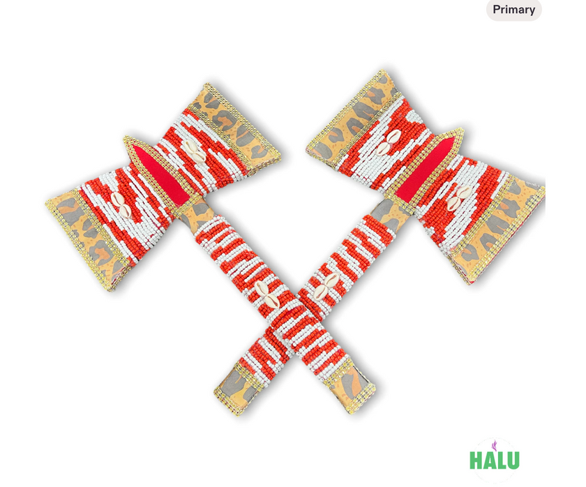 Hacha de Shango Agayu Decorada/ Shango or Agayu Axe