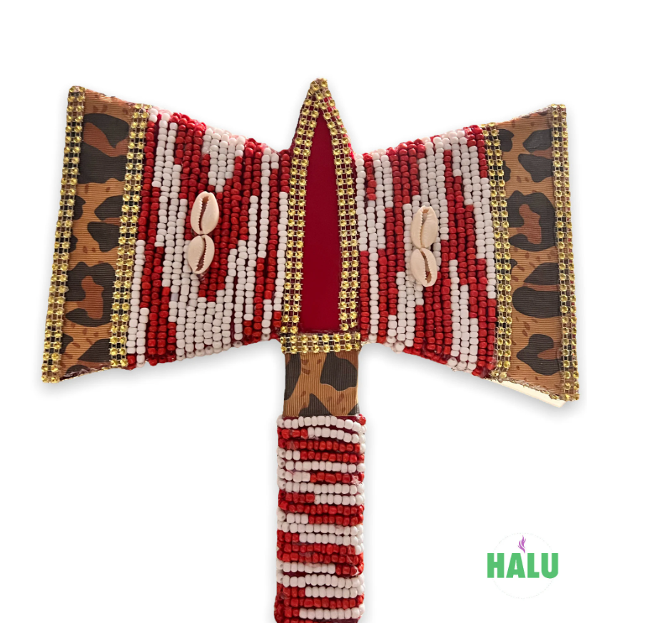 Hacha de Shango Agayu Decorada/ Shango or Agayu Axe