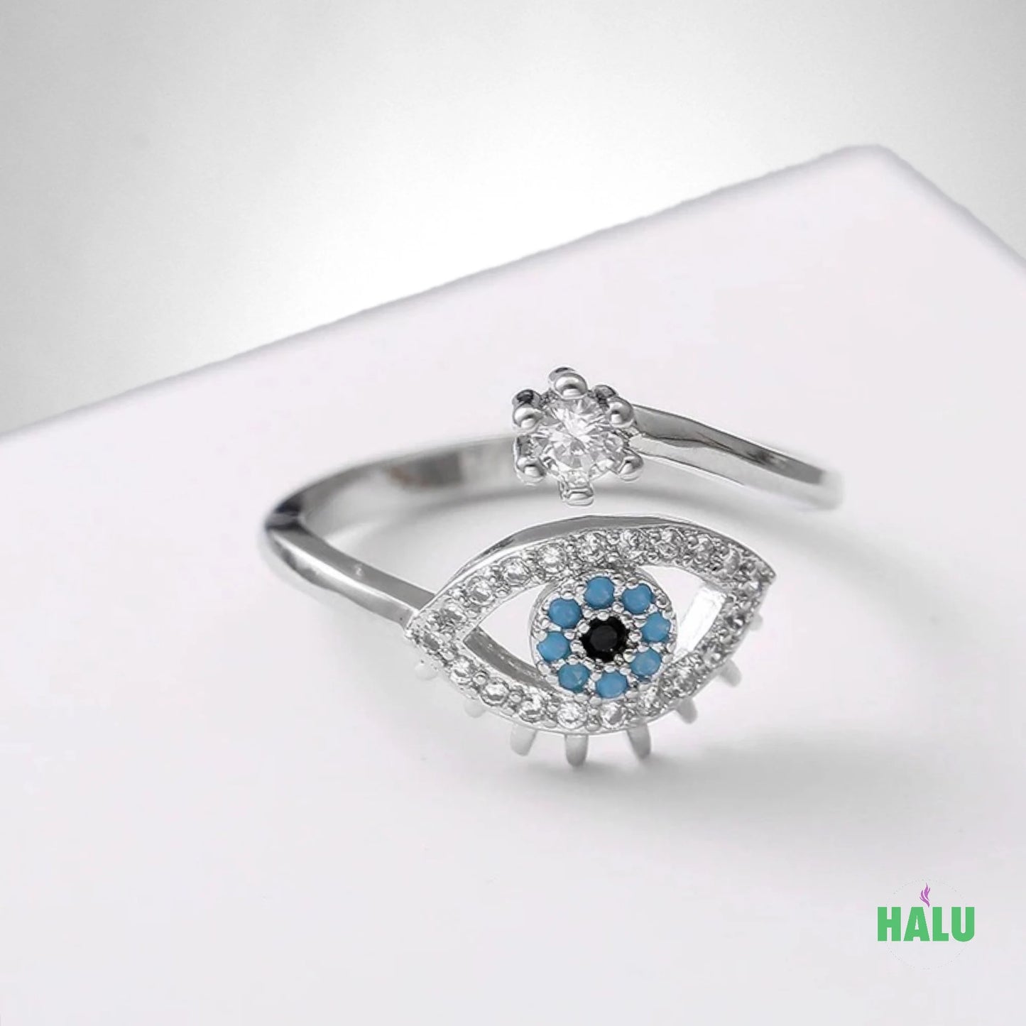 Stainless Steel Evil Eye Rings