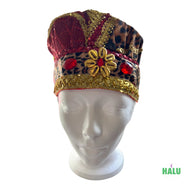 Shango Hat/ Gorro Orisha Shango/ Animal Print Hat/ Santeria Osha