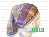 Quilla De San Lazaro en Satin/ Saint Lazarus Satin Bandana/ Santeria