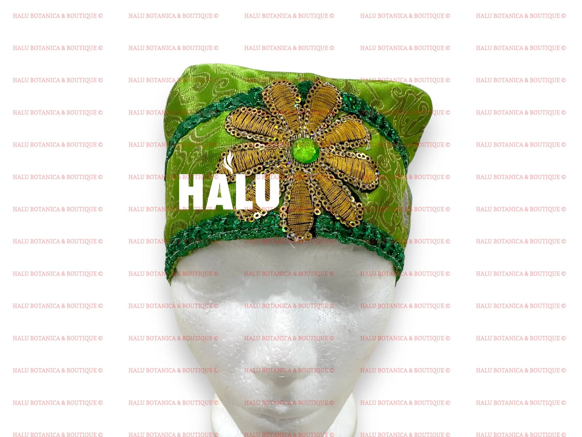 Quilla De Orunmila / Orunmila Satin Bandana/ Santeria