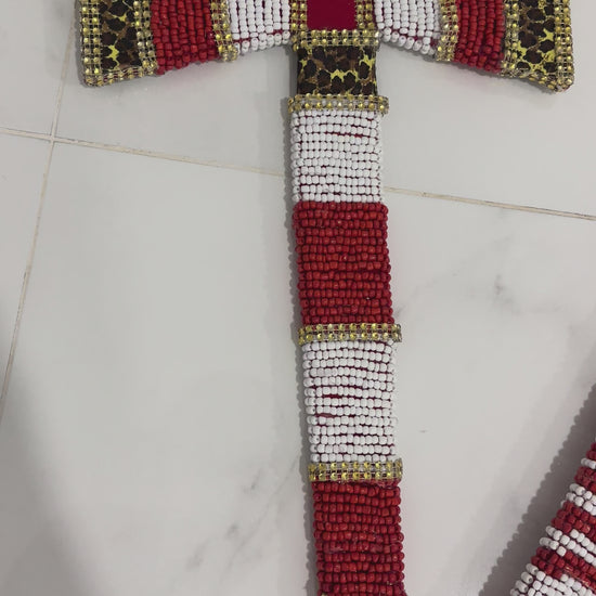 Hacha de Shango Agayu Decorada/ Shango or Agayu Axe