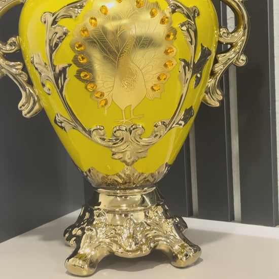 Potiche Sopera de Oshun con Diseño/ Ochun Tureen