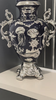 Potiche Sopera de Yemaya con Diseño/ Yemaya Tureen