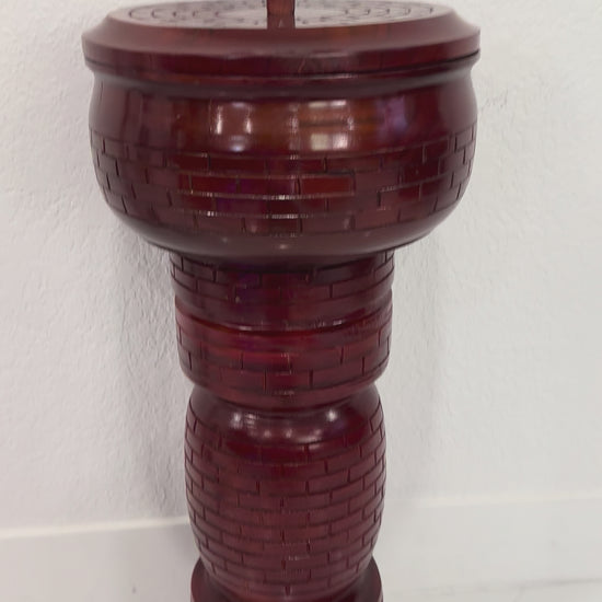 Batea y Pilon para Shango Tigre IFA/ Batea Agayu Shango/ Santeria