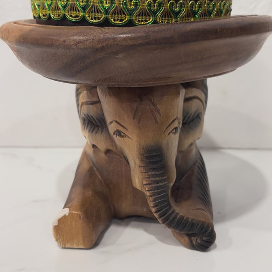 Orula Ikofa Ajere Decoradas/ Orula Wooden Pot/ Sopera Mano Orula