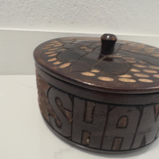 Batea Grande Shango Tallada / Herramientas Shango/ Orisha