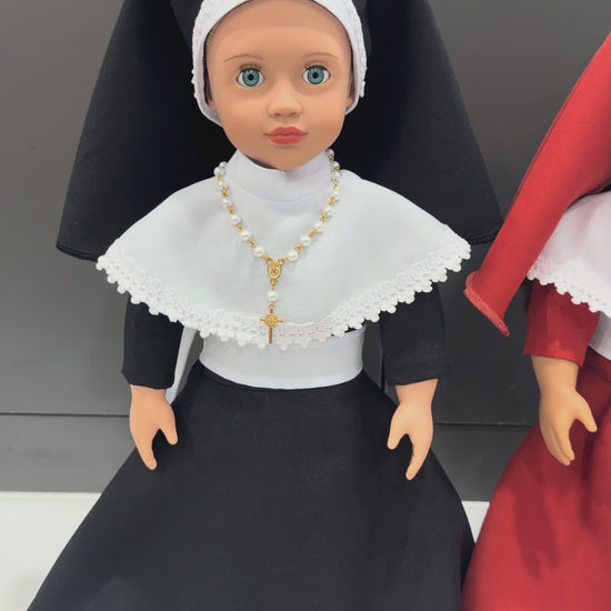 18” Nun Doll/ Monja Muñeca Elegante/ Santeria IFA