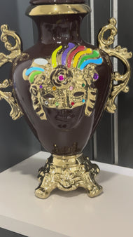 Potiche Sopera de Oya con Diseño/ Oya Tureen